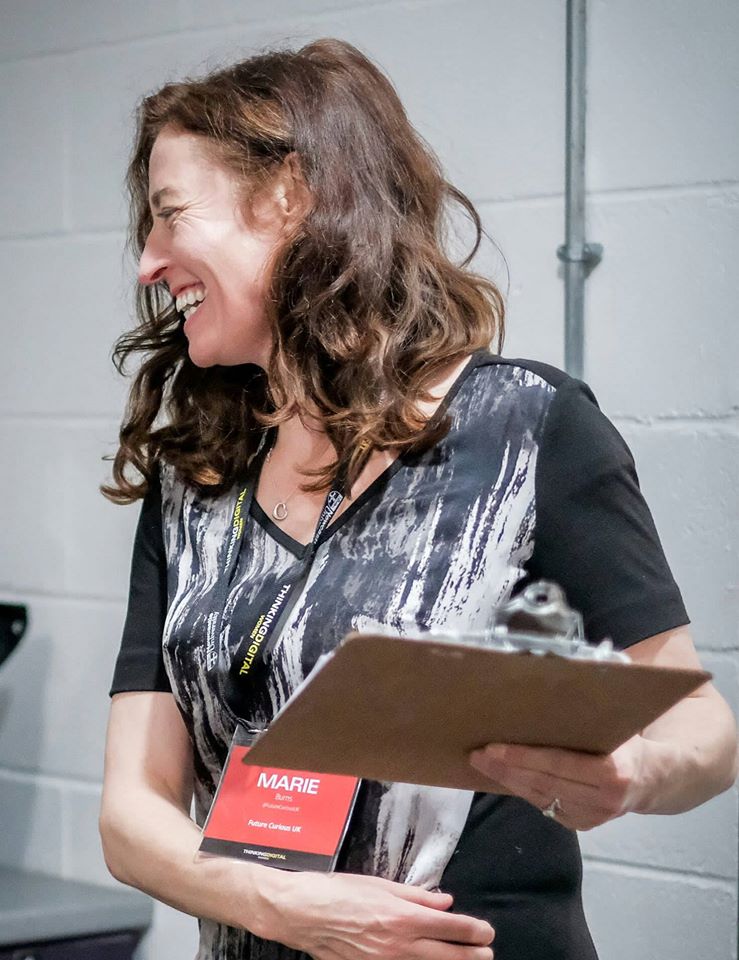 Marie Burns - Business Psychologist, producer of world class content events to include ThinkingDigal, ThinkingDigitalWomen, TEDx Liverpool, TEDxManchester, Northern Power Women Conference and Awards.